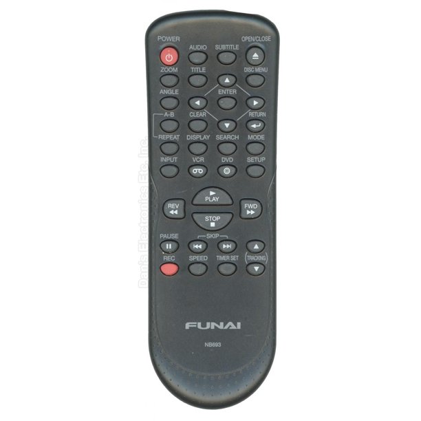 FUNAI NB693UH (p/n NB693UH) BluRay DVD Player Remote Control (new