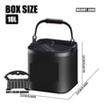 thumbnail image 2 of Portable Foldable Fishing Bucket Live Bait Fishing Bag EVA Fish Bucket Fish Protection Water Box ,Versatile Storage, 2 of 8