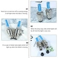 thumbnail image 3 of Mobutofu Bike Tire Light with Auto Turn On Off Function 8Pcs Blue Waterproof, 3 of 7