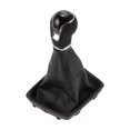 thumbnail image 1 of Perillas de cambio manual de 5 velocidades Unique Bargains con cubierta - Perilla de cambio de palanca - para Seat Leon 12-20 de cuero sintético 1 Pc, 1 of 6