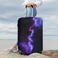 thumbnail image 5 of Cauagu Purple And Blue Nebula Print Travel Luggage Cover,Travel Dust-proof Suitcase Cover Softside Suitcase Protector for 18-32inch,Not Included Suitcase, 5 of 8