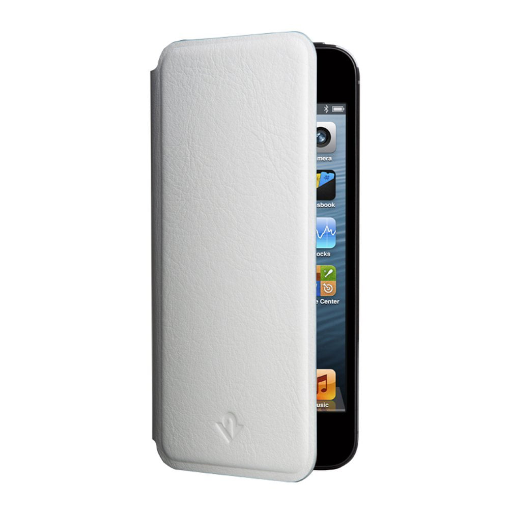 verhaal Prime Ondeugd Twelve South Surface Pad Leather Cover iPhone 5 5S SE Free Screen Protector  White - Walmart.com