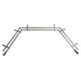 thumbnail image 2 of Sigfried 13/16" Double Bay Window curtain rod Adjustable 20"-36", 38"-72" - Satin Nickel,(ABay-09-5D), 2 of 4
