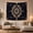 Night Mandala, variant on Intricate Mandala Flower on Starry Night Background, Mystical Boho for Bohemian Decor Enthusiasts, Celestial Wall Art, Housewarming Gift, Tapestry Wall Hanging for Bedroom and Living Room