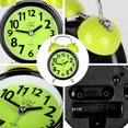 thumbnail image 1 of Reloj despertador para personas que duermen mucho, escritorio silencioso junto a la cama, reloj despertador de viaje, bonito reloj analógico con alarma de doble campana sin tictac para dormitorios LingWen 1327534163759, 1 of 1