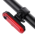 thumbnail image 5 of Juego de 2 luces traseras para bicicleta, luz trasera LED roja brillante para bicicleta, recargable por USB, luz para casco impermeable, linterna para bicicleta, accesorios reflectores de seguridad, a, 5 of 5