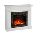 thumbnail image 6 of Newboti Only Mantel (NOT INCLUDED 23" FIREPLACE)--White, 45.6"W*11.8"D*40"H 738591518684601, 6 of 14