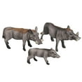 thumbnail image 1 of Juego de 3 Piezas de Plástico Realista Baoblaze Juguete de figura animal, 1 of 8