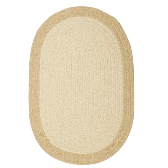 Colonial Mills Rug HN01R024X144 2 x 12 ft. Hudson Oval Braided Rug Natural