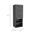thumbnail image 4 of Depot E-Shop Savona Bathroom Cabinet - Smoky Oak, 4 of 5