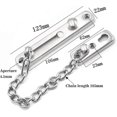 thumbnail image 2 of Cadena de seguridad de puerta de acero inoxidable con cerradura de resorte Cadenas de cerradura de puerta de seguridad antirrobo para instalar en la puerta de casa, para garantizar, 2 of 5