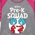thumbnail image 3 of Dr. Seuss - Pre-K Squad - Toddler And Youth Girls Raglan Graphic T-Shirt, 3 of 6