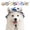 Blue, variant on Adjustable Cotton Dog Sun Hat with Ear Holes, Tie Dye Printed Breathable Pet Trucker Hat UV Protection Outdoor Cap for Small Medium Dogs & Cats