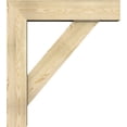 thumbnail image 3 of Ekena Millwork 8"W x 34"D x 38"H Traditional Block Rough Sawn Bracket w/ Offset Brace, Douglas Fir, 3 of 25