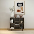 thumbnail image 2 of Manxile 3 Tier Cube Bookshelf, Retro Wood Bookshelves Storage Organizer Shelf, Freestanding Open Book Shelves, 2 of 7