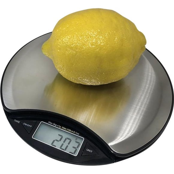 Optima Balances de Cuisine LU-5000 Luna , Argent & Noir