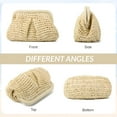 thumbnail image 5 of GASTROPOD Straw Clutch Purses for Women Small Woven Dumpling Bag Summer Beach Clutch Wicker Crossbody Purses, 5 of 7