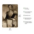 thumbnail image 2 of Kamehameha III - Portrait of the Hawaiian King (1813-1854) - Vintage Engraved Illustration - 8 x 12 inch Vintage Wood Art Sign, 2 of 4