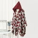 thumbnail image 1 of Capa de punto con capucha para mujer, estilo europeo y americano, para otoño e invierno, 1 of 4
