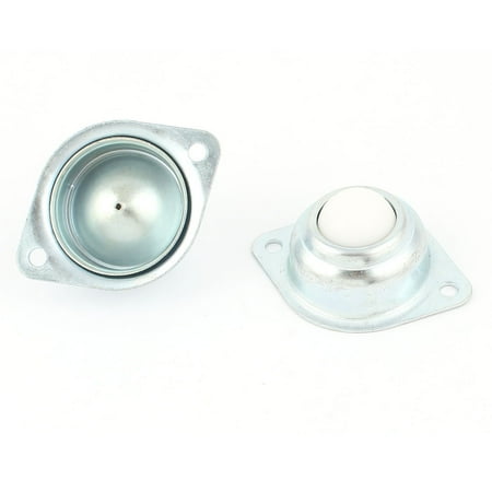 Unique Bargains 2 Pcs 5mm Dual Mounting Holes Ball Transfer Bearing Unit Conveyor Roller Wheel
