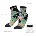 thumbnail image 4 of Bingfone Different Cats Design Patterned Men's Women's Casual Cotton Socks, 4 of 5