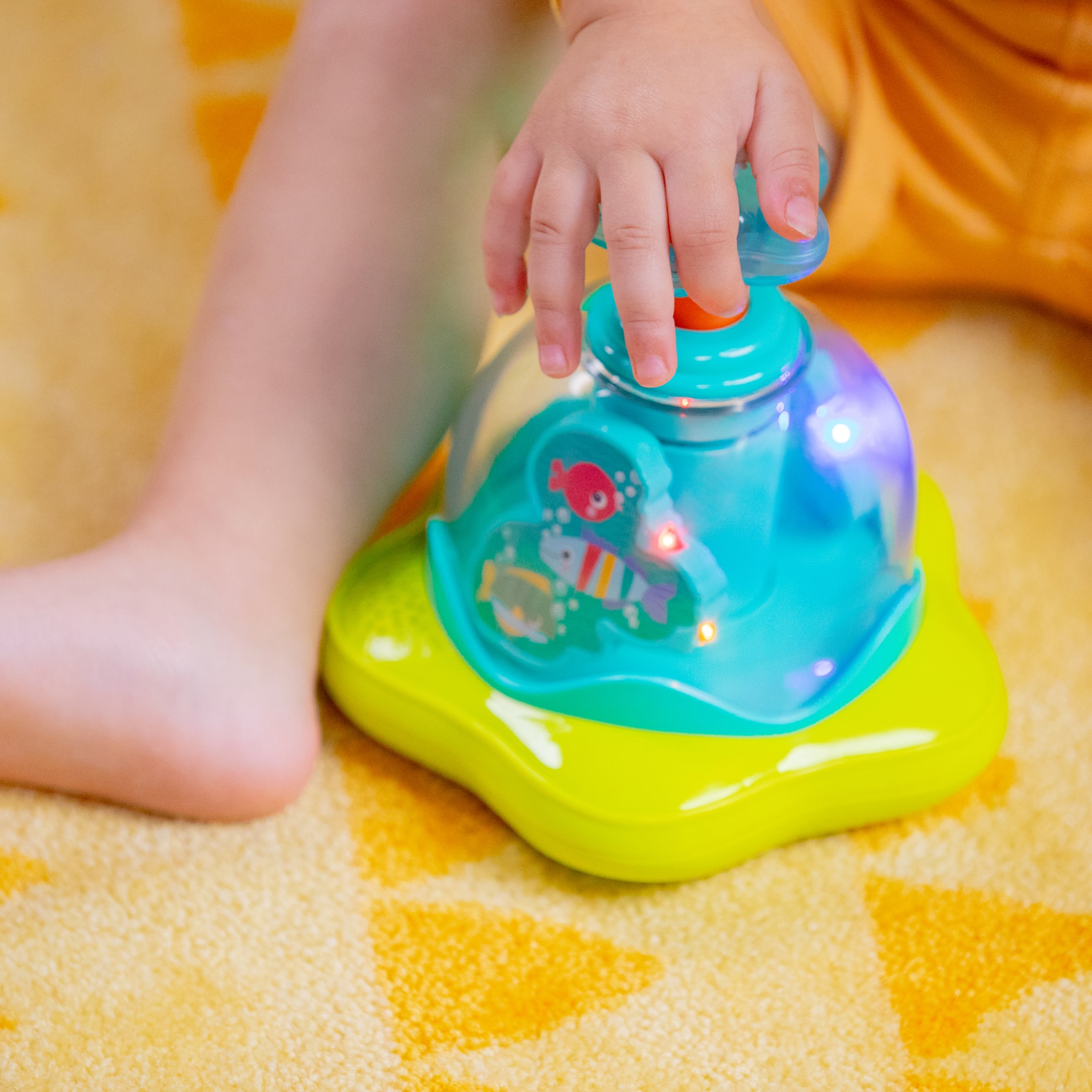 Bright Starts Press & Glow Spinner Baby Activity Toy photo 3