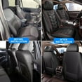 thumbnail image 5 of LAONNVIR Seat Covers for Cars Leather Waterproof Universal Fit for Ford Escape 2001-2024 (5 Seats,Redline), 5 of 7