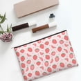 thumbnail image 6 of Cauagu Strawberry for Tyvek Makeup Bag,Reusable Travel Cosmetic Bag Women Organizer Toiletry Bag Birthday,Gifts for Women Girlfriend Mom Teacher 6.5’’*8.9’’, 6 of 7