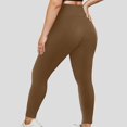 thumbnail image 3 of fatyb Workout Leggings for Women Plus Size Yoga Pants Women's High Waist Full Length Gym Leggings, 3 of 7