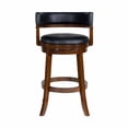 thumbnail image 3 of Boraam Balen Swivel Wood Bar Stool -Cappuccino Finish, 3 of 8