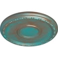 thumbnail image 3 of Ekena Millwork 16 1/2"OD x 1 1/2"P Medea Ceiling Medallion (Fits Canopies up to 5 1/2"), Hand-Painted Copper Green Patina, 3 of 6