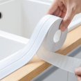 thumbnail image 2 of Self Adhesive PVC Sealing Strip Tape for Bathroom Bath Toilet Kitchen Caulk Tape Waterproof Wall Sticker White Mold Proof Tapes, 2 of 6