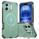 thumbnail image 1 of Funda ESR para iPhone 16 con soporte de 7 m, protección contra caídas, color verde claro, 1 of 9