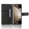 thumbnail image 2 of ELEHOLD Leather Wallet Case for Samsung Galaxy Z Fold 5 Folio Case with Card Slot Holder Magnetic Clasp Wrist Strap Shockproof Scratch-Resistant Case for Galaxy Z Fold 5 2023,Black, 2 of 8