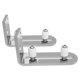 thumbnail image 5 of OUNONA 2Ud Guía Para Puerta De Inoxidable Plata Fijación Segura Y, 5 of 8