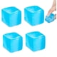 thumbnail image 1 of Pelotas Antiestres ZEXILILA Cubo de Hielo Paquete de 4 Juguetes Sensoriales TPR con Purpurina, 1 of 5