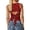 A1#-Red, variant on LPKRT Women Polka Dot Boat Neck Ruched Tank Top - Slim Fit Sleeveless Camisole, Summer Casual Vest(White-XS)