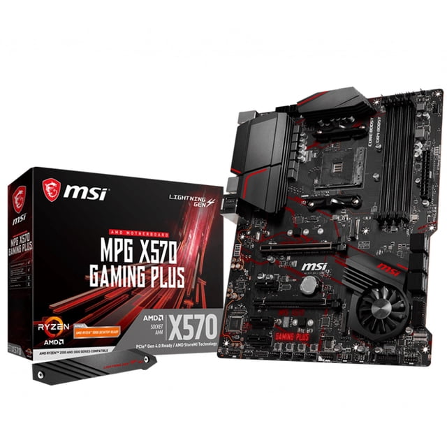 Tarjeta Madre MSI X570 Gaming Plus AM4 DDR4 RGB ATX