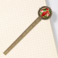 thumbnail image 4 of Watermelon Book Accessories: Lace Bookmark in Antique Bronze - a Gift for Book Lovers and Readers, 4 of 5