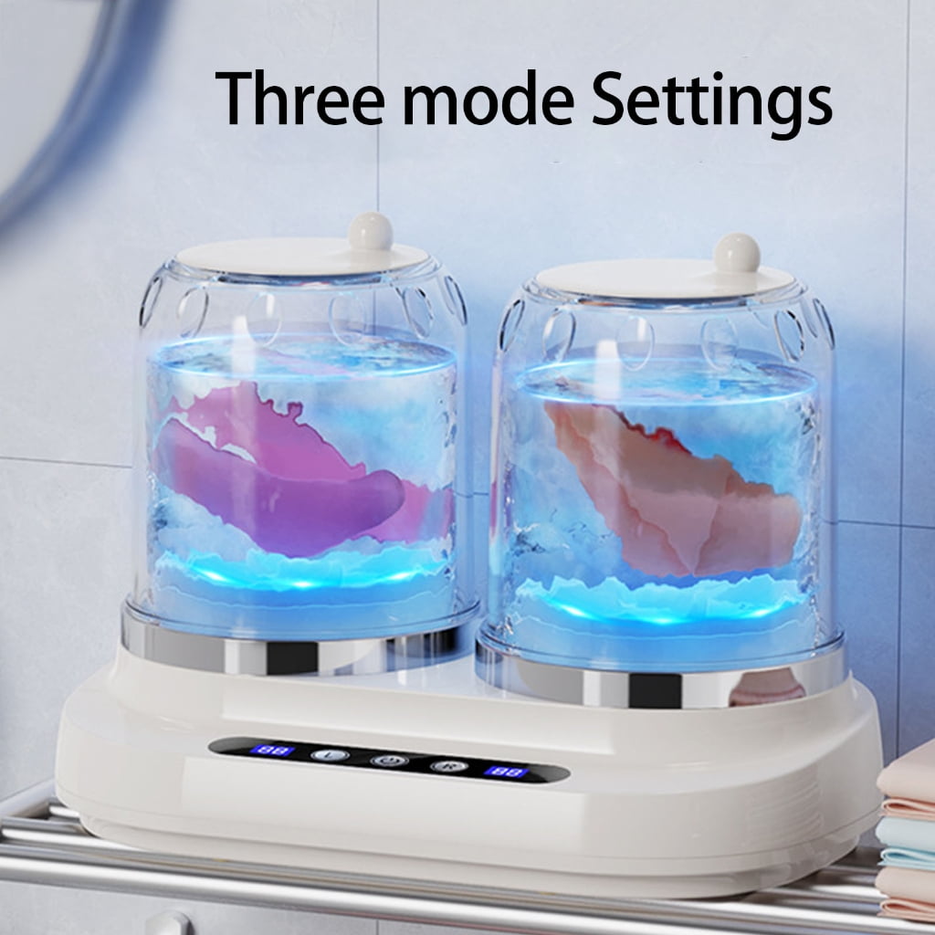 PatungKu Twin Compartment Electric Washer Simultaneous Separate Wash Quiet Motor Design