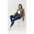 thumbnail image 4 of PAIGE Womens Flaunt Denim Cheeky Ankle Jeans 25 Regular Roam, 4 of 5