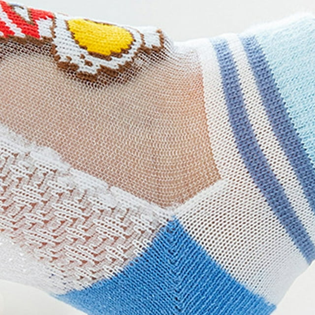 Calcetines transparentes BuyWeek malla transpirables para niños