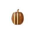 thumbnail image 2 of Solid Wood Pumpkin Shaped Serving Tray, Rustic Tea Board, Multi-Purpose Wooden Chopping Block, Fall Harvest Cheese Platter, Durable Kitchen Decor for Entertaining Guests Seasonally, Brown-B, 2 of 7