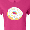 thumbnail image 4 of Inktastic White Donut with Sprinkles Women's T-Shirt, 4 of 5