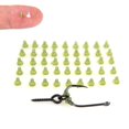 thumbnail image 4 of Splihome 50Pcs Hook Stops Beads For Carp Fishing Hair Rigs Hooklink Bait Screws Connector green, 4 of 8