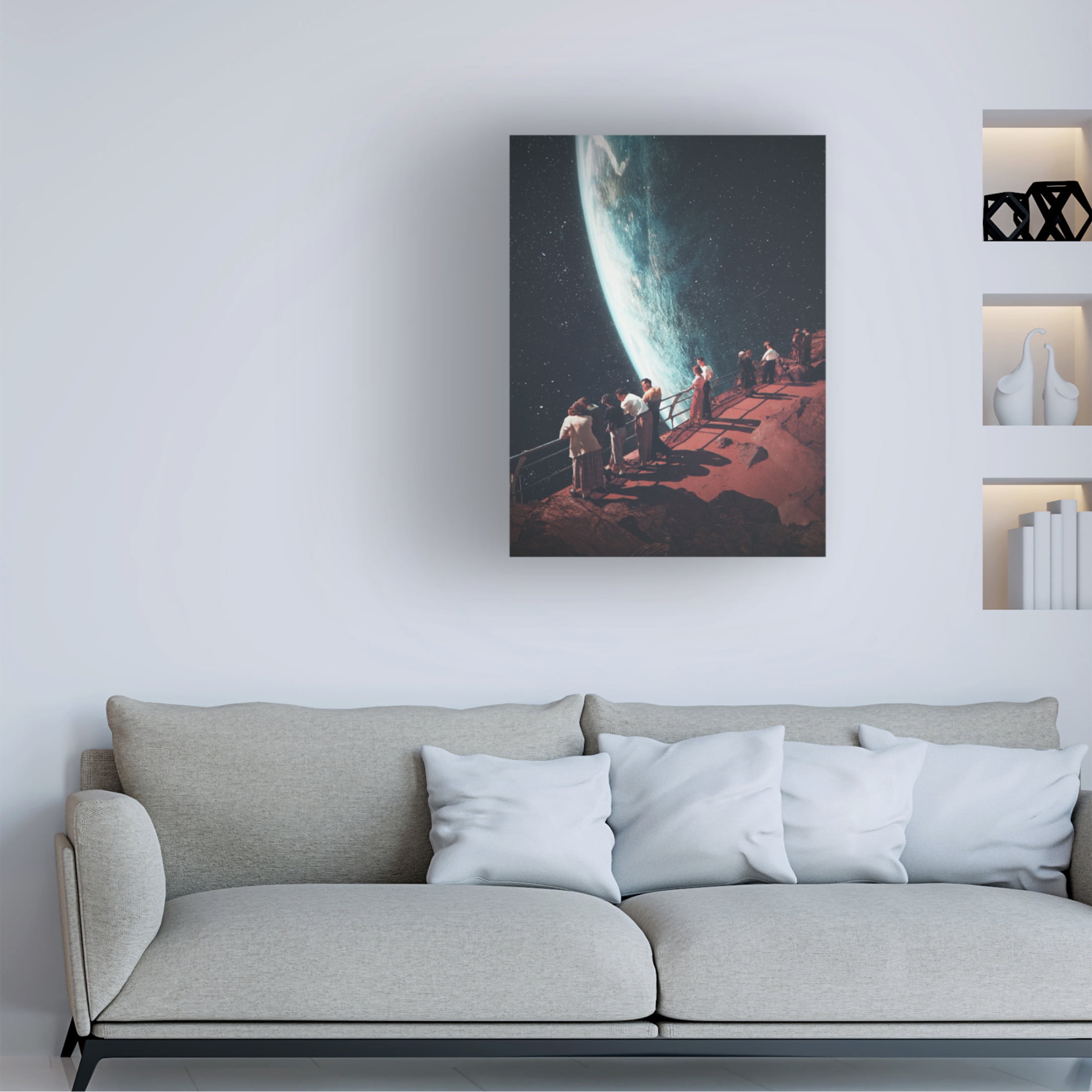 Trademark Fine Art Frank Moth Missing the Ones We Left Behind Canvas Wall Art