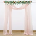 thumbnail image 2 of Wedding Arch Draping Fabric 2 Panels Party Supplies Photography Props For Wedding Ceremony Reception Swag Decorations, 2 of 9