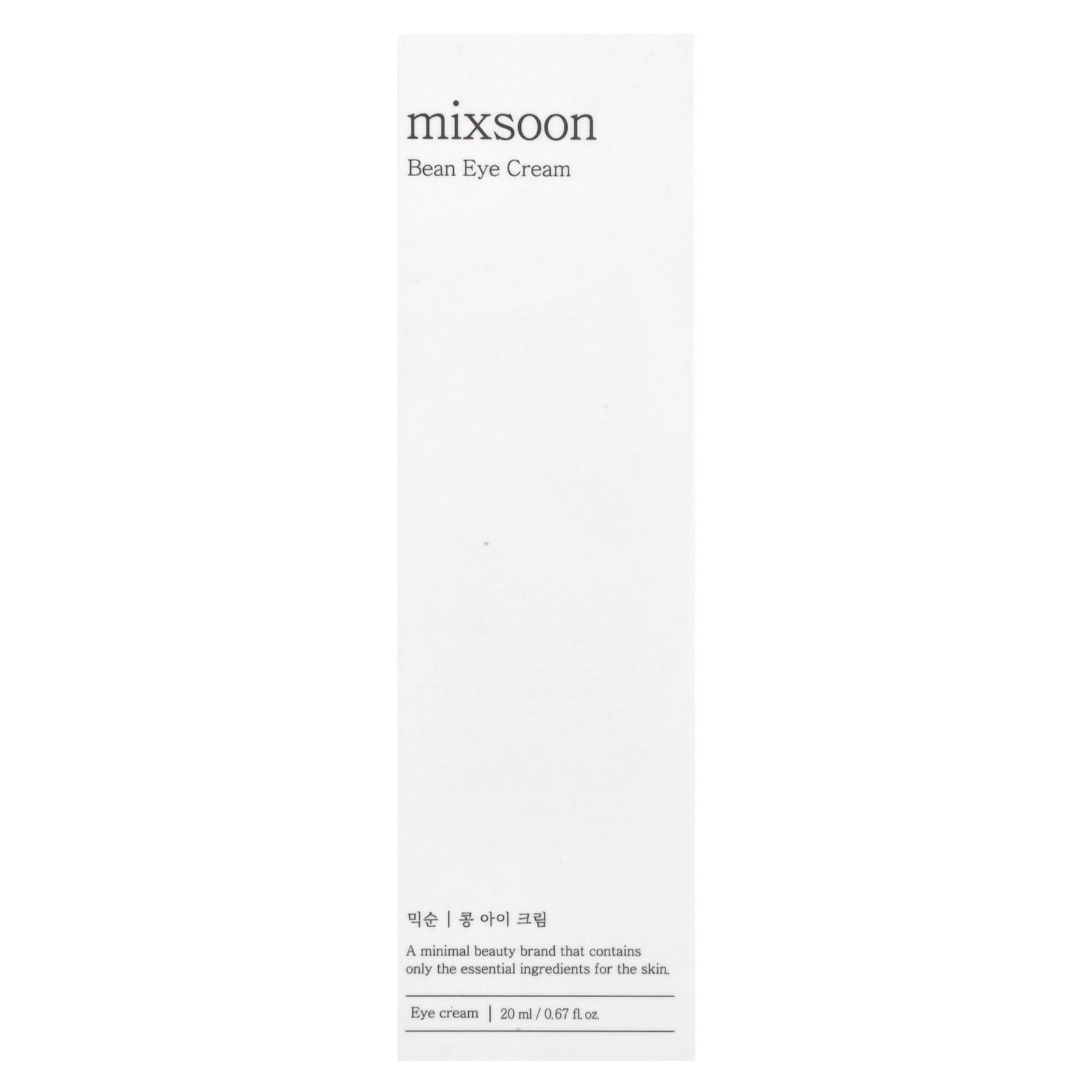Mixsoon Bean Eye Cream, 0.67 fl oz