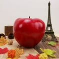 thumbnail image 3 of 1pc Artificial Large Size Dark Red Apple Fake Fruit Lifelike Decoration for Home Kitchen Table Party Christmas Display - 16 cm, 3 of 3