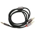 thumbnail image 1 of 3.5mm To 3.5mm Cable, PVC Durability  Conductivity 3.5mm To 3.5mm Audio Cable,  Sound Quality Computer For CD Player, 1 of 8